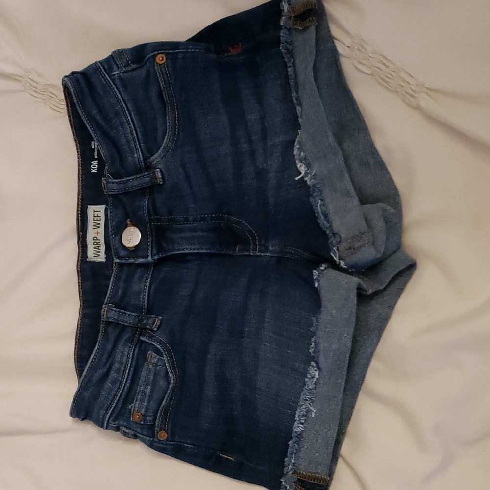 GIRLS JEAN SHORTE